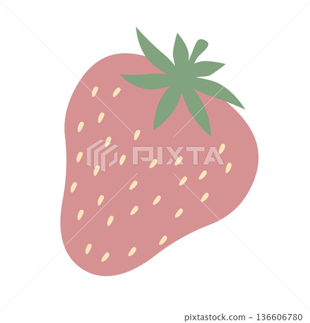 Illustration material of cute strawberry Illustration material of cute strawberry 136606780