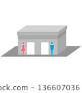 Public toilet 136607036