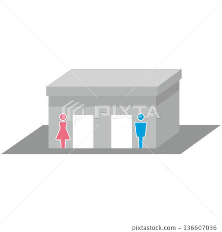 Public toilet 136607036