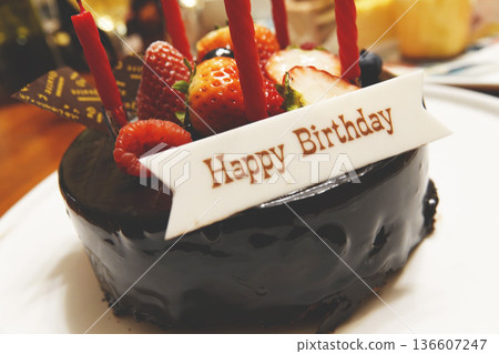 Chocolate covered strawberry birthday cake Chocolate covered strawberry birthday cake 136607247