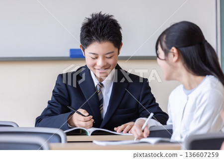 Children learning with smiles Children learning with smiles 136607259