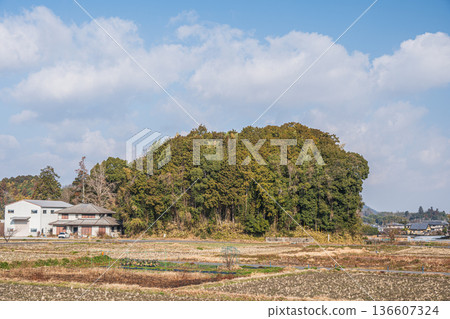 Rural scenery of Takatori Town, Takaichi District, Nara Prefecture 136607324