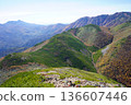 Autumn view of the East Daisetsuzan Uni Ishikari-dake 136607446