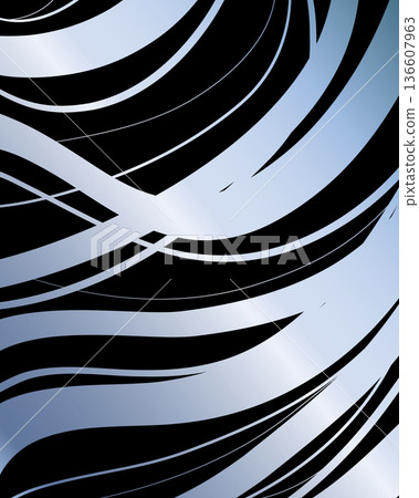 Abstract curved line art, background material, vector material Abstract curved line art, background material, vector material 136607963
