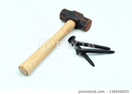Hammer And Three Nails Hammer And Three Nails 136608003