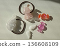 Resin hair ties and candy parts 136608109