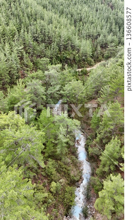 stream in the mountains against the backdrop of nature spring in the mountains against the backdrop of nature. High quality photo stream in the mountains against the backdrop of nature spring in the mountains against the backdrop of nature. High quality photo 136608577