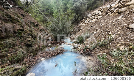 stream in the mountains against the backdrop of nature spring in the mountains against the backdrop of nature. High quality photo stream in the mountains against the backdrop of nature spring in the mountains against the backdrop of nature. High quality photo 136608596