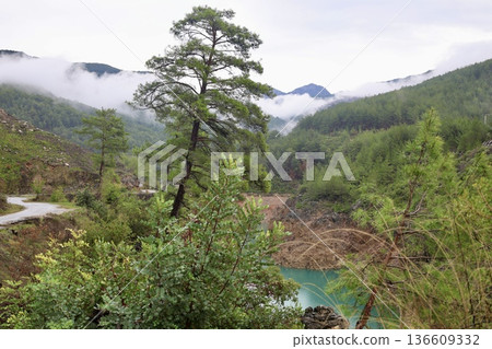 Mountain lake landscape. High quality photo Mountain lake landscape. High quality photo 136609332
