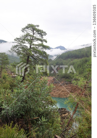 Mountain lake landscape. High quality photo Mountain lake landscape. High quality photo 136609385