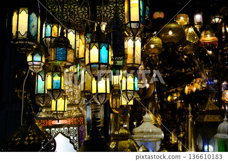 Traditional middle eastern lanterns Traditional middle eastern lanterns 136610183