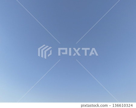 Clear blue sky. High quality photo 136610324