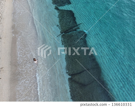 Calm clear sea. High quality photo Calm clear sea. High quality photo 136610331
