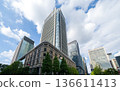 [Urban Scene] Office buildings in Marunouchi, Tokyo, daytime 136611413