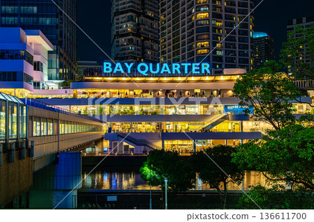 [Kanagawa Prefecture] Yokohama Bay Quarter at night 136611700