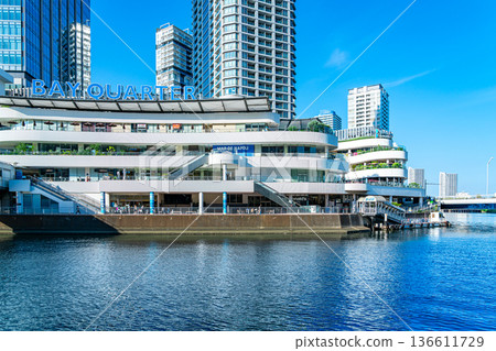 【神奈川縣】橫濱灣區，擁有美麗的藍天 136611729