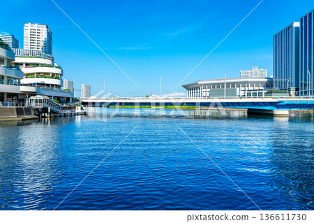 [Kanagawa Prefecture] K Arena Yokohama and Yokohama Bay Quarter as seen from Yokohama Station 136611730