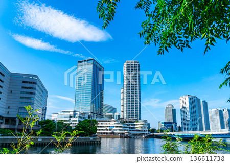 [Kanagawa Prefecture] Yokohama Bay Quarter with a beautiful blue sky 136611738