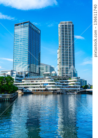 【神奈川縣】橫濱灣區，擁有美麗的藍天 136611740