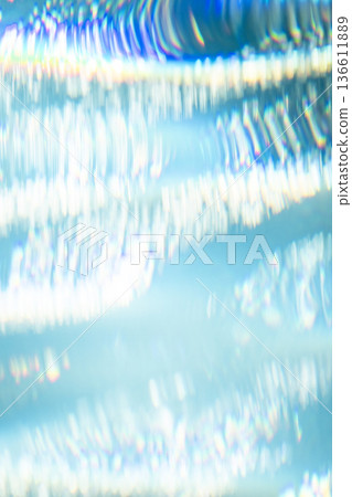Colorful water surface patterns create a summery image 136611889