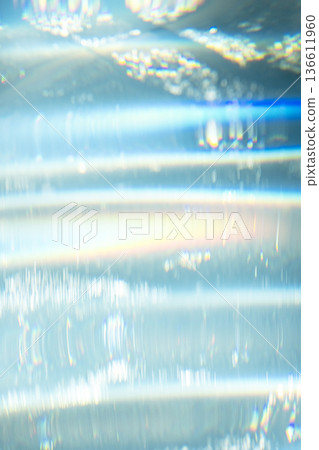 Colorful water surface patterns create a summery image Colorful water surface patterns create a summery image 136611960