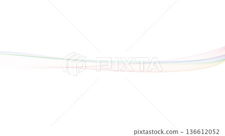 7 color wave background line white background PowerPoint background 136612052