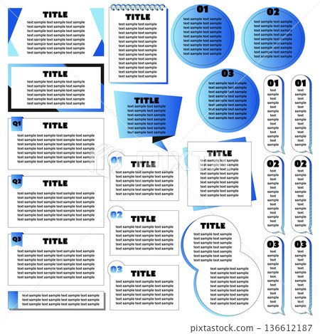A simple title frame for business use. A stylish accent piece. Light blue. A simple title frame for business use. A stylish accent piece. Light blue. 136612187