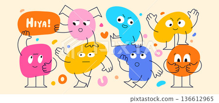 Cute blob elements. Cute blob elements. 136612965