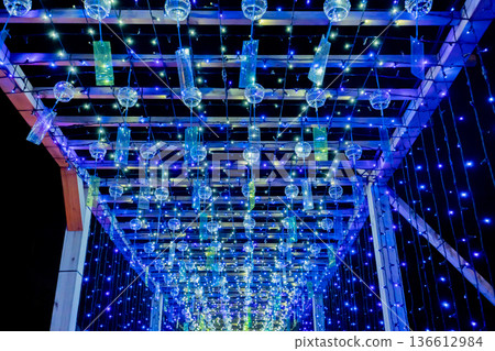 [Tobishima Village, Aichi Prefecture] Tobishima Yoi Akari: A Spectacular View of Wind Chimes and Illuminations 136612984