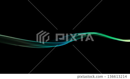 Green/blue color wave background line black background PowerPoint background Green/blue color wave background line black background PowerPoint background 136613214