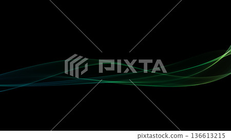 Green/blue color wave background line black background PowerPoint background Green/blue color wave background line black background PowerPoint background 136613215