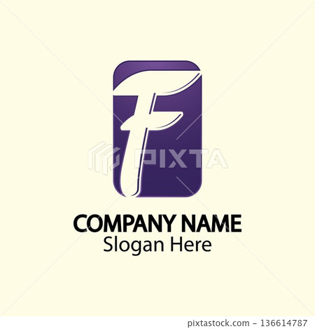 F Letter vector icon F Letter vector icon 136614787