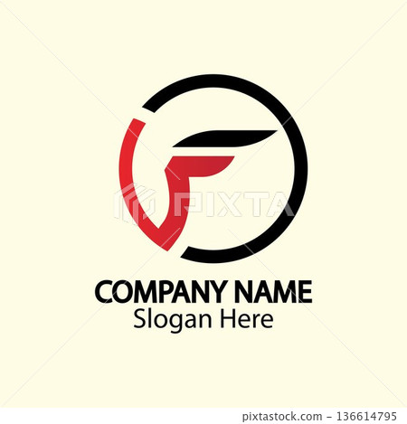 F Letter vector icon 136614795