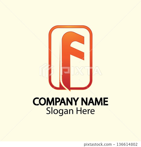 F Letter vector icon 136614802