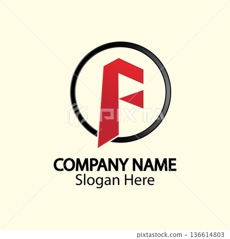 F Letter vector icon 136614803