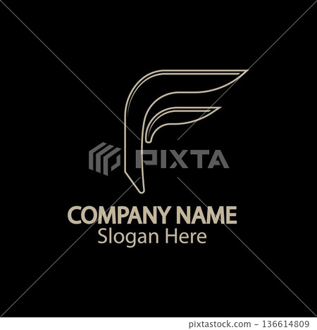 F Letter vector icon F Letter vector icon 136614809