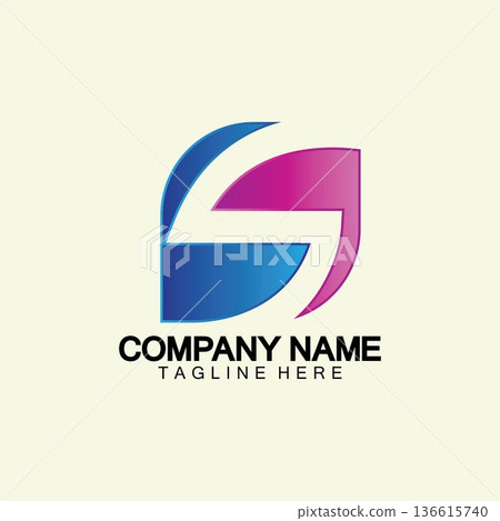 Business corporate letter S logo design vector. Business corporate letter S logo design vector. 136615740