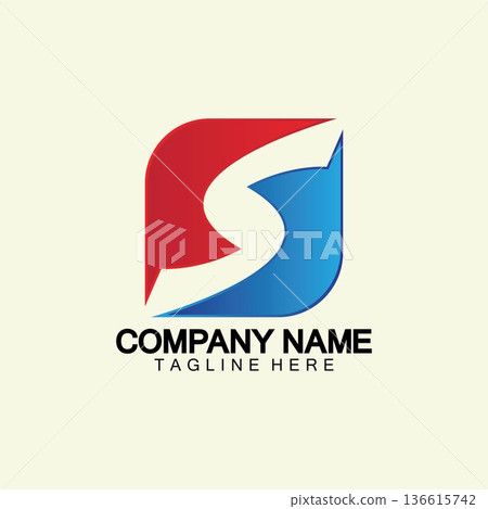 Business corporate letter S logo design vector. Business corporate letter S logo design vector. 136615742