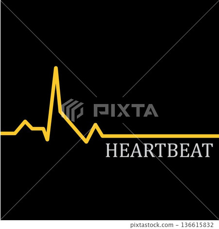 Heart beat monitor pulse line art vector icon, Ecg heartbeat. cardiology symbol. logo for cardiologist. Medical icon Heart beat monitor pulse line art vector icon, Ecg heartbeat. cardiology symbol. logo for cardiologist. Medical icon 136615832