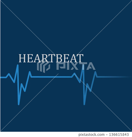 Heart beat monitor pulse line art vector icon, Ecg heartbeat. cardiology symbol. logo for cardiologist. Medical icon Heart beat monitor pulse line art vector icon, Ecg heartbeat. cardiology symbol. logo for cardiologist. Medical icon 136615843