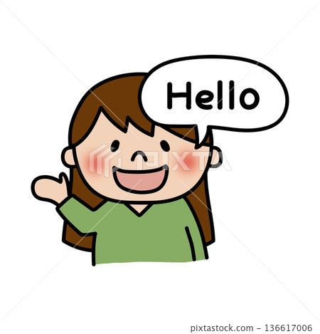 一個開朗活潑、會說英語的女孩 136617006