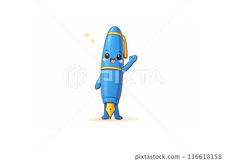 可愛文具擬人化人物系列：鋼筆 136618158