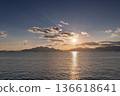 Sunset over the sea Sunset over the sea 136618641