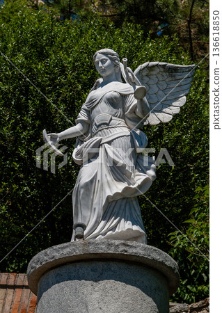 White angel statue White angel statue 136618850