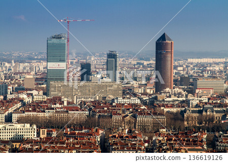 Panoramic view of Lyon taken by Notre Dame Panoramic view of Lyon taken by Notre Dame 136619126