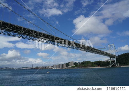 關門橋藍天 關門橋藍天 136619551