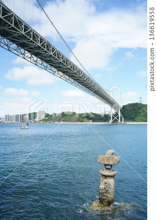 Kanmon Bridge Blue Sky Kanmon Bridge Blue Sky 136619558