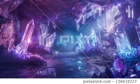 神秘洞穴，閃耀著璀璨的寶石 | 奇幻瑰麗的景觀 136619727