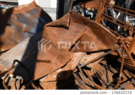 Burnt ruins Burnt ruins 136620158