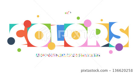 Festival Font Logo Alphabet Carnival Letter Set Modern Typography, Fun Art Creative Typographic Design for Bright Summer Poster Headline, Color Type Symbol Logotype, Colorful Fonts. Vector Typeface Festival Font Logo Alphabet Carnival Letter Set Modern Typography, Fun Art Creative Typographic Design for Bright Summer Poster Headline, Color Type Symbol Logotype, Colorful Fonts. Vector Typeface 136620258